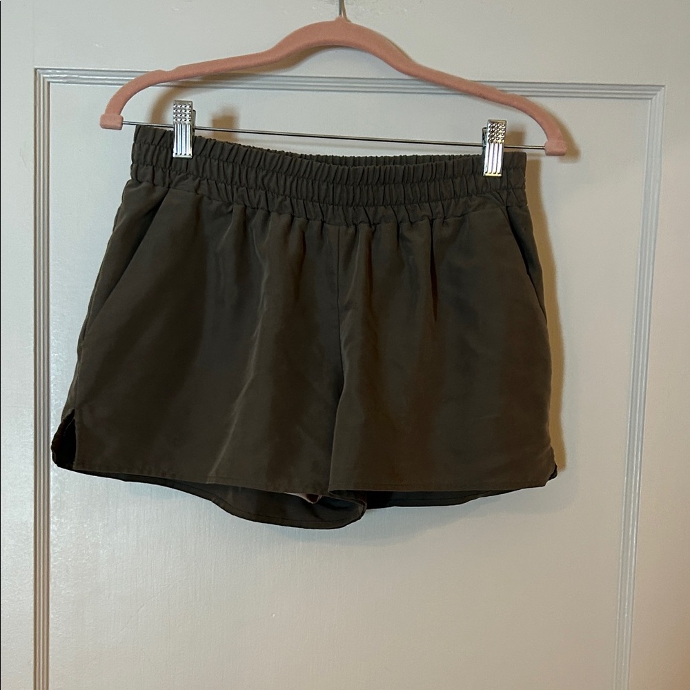 Lavender Brown Olive Athletic Shorts